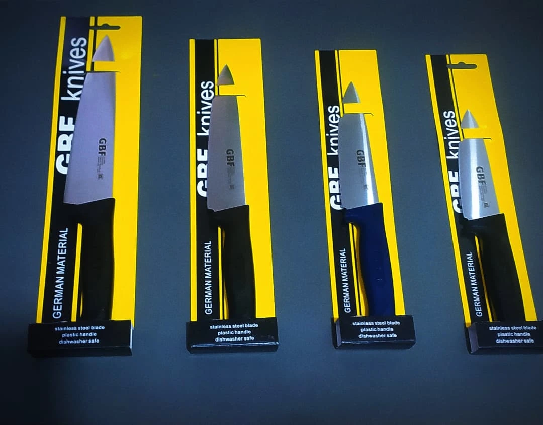 چاقو GBF تیغه مات دسته پلاستیک