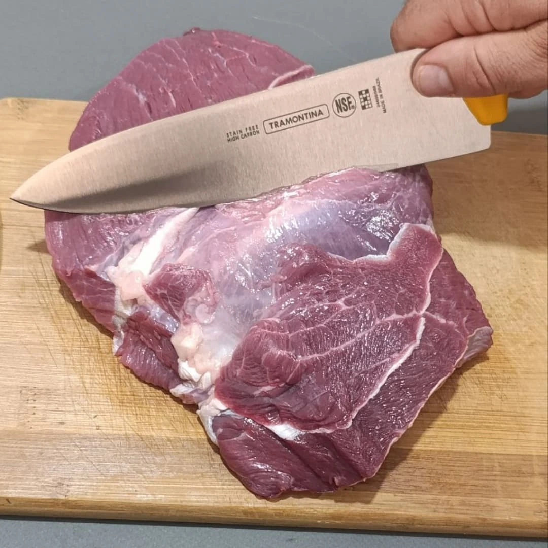 چاقوی سلاخی برزیلی دسته برفکی ضد لغزش ترامونتینا